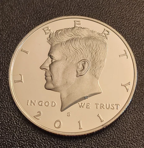 2011 S Proof Kennedy Half Dollar - Light Toning - Free Shipping - Lot B Cover