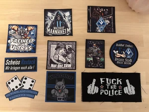 10x Aufnäher Waldhof Mannheim Kutte Fussball Waldhof Zimbos Aufkleber Trikot SVW - Bild 1 von 17