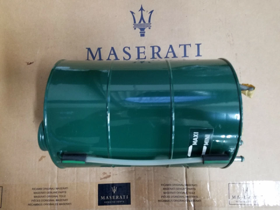 MASERATI BORA FÁBRICA NOS RARO DEPÓSITO LHM TANQUE DE ACEITE COMPLETO 74199 Foto 1 de 3