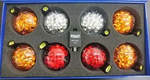 Wipac Land Rover Defender 73mm Led-Licht Upgrade Set 8pcs - Farbig - S6068LED - Picture 1 of 4
