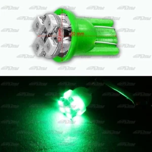 12x Green SMD 8 LED 12v Replacement T10 Wedge Light Bulb 194 2450 2652 2921 2825 - Bild 1 von 2