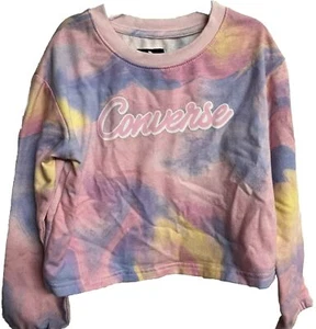 Converse Girls Shirt LS All Star Tie-Dye T-Shirt Youth Size 6 Chuck Taylor - Picture 1 of 6