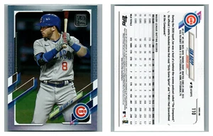 2021 TOPPS SILVER RAINBOW FOIL PARALLEL 110 IAN HAPP CUBS - Picture 1 of 1