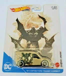 Hot Wheels '09 Custom Ford Transit Connect Tan #1 2022 Pop Culture: Batman - Picture 1 of 2