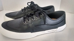 Sperry Men's Perf Black Boat Shoes STS24849 - US 11.5 - Picture 1 of 8