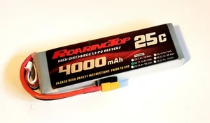 RoaringTop LiPo Battery Pack 25C 4000mAh 3S 11.1V with XT60 Plug - Picture 1 of 1