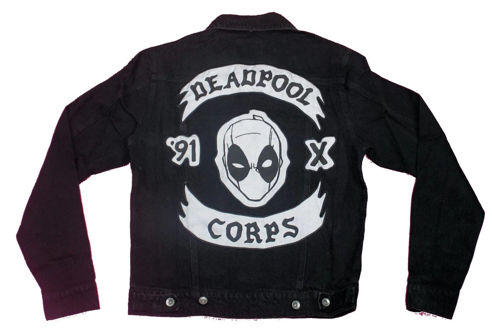 Chaqueta de mezclilla Deadpool para hombre - Mercs for Money 91 X Corps Foto 1 de 1