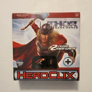 WizKids Marvel HeroClix Thor Il Mondo Oscuro 2 Figure Mini-Gioco Nuove Carte Dadi  - Foto 1 di 6