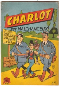 ALBUM BD-CHARLOT-EST MALCHANCEUX-N°35-1960 - Foto 1 di 2