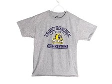 Tennessee Tech University Men's Shirt Medium Gray NCAA College Golden Eagles