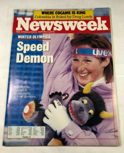 Newsweek february 29 1988 Winter Olympics Speed Demon Marina Kiehl - Picture 1 of 1