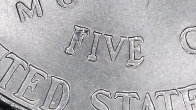 2023 P Jefferson Liberty Nickel Nubs on "FIVE" and Wasp Beehive Break. #127 - Image 1 of 4