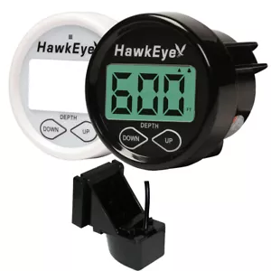 Hawkeye Dt1B-Tm In Dash Depth Finder Transom/In-Hull Mount Transducer 2-1/8" - Picture 1 of 9