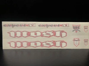 90er Mosh "Expert-Xl" Bmx Freestyle Aufkleber Set Kastan Giant Method Gt Skooled - Bild 1 von 12