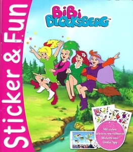 Bibi Blocksberg Sticker & Fun mit wiederverwendbaren Stickern und Gratis App-Neu - Bild 1 von 1