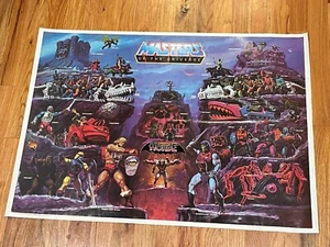 1985 USA Poster William George Mattel Masters of the Universe MOTU He-Man 23X32 - Picture 1 of 10