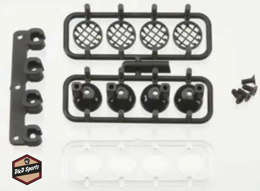 RPM 80982 Light Canister Set, Black fits RPM front bumper Slash 2wd & 4wd - Image 1 of 1