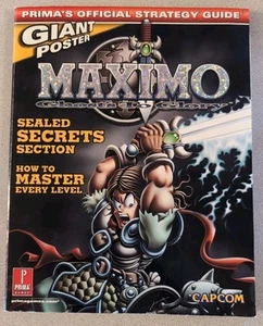 Maximo Ghosts to Glory Prima Strategy Guide PS2 Capcom w/ Poster, Free Shipping - Picture 1 of 7