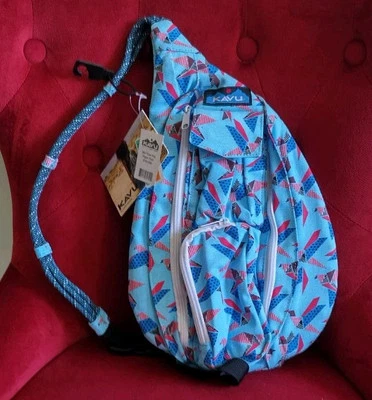 Pretty KAVU Mini Rope Bag -Paper Flock - Image 1 of 4