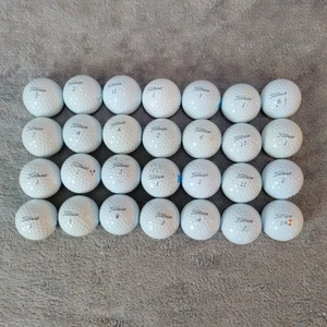 Titleist Pro V1 White Golf Balls 28-pack - Good Condition 4A/3A - USED - Picture 1 of 4