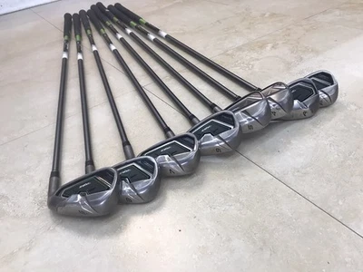 RH TaylorMade RBZ Iron Set 4-PW + AW (8)  Stiff Flex Steel RBZ  Right-Handed - Image 1 of 4