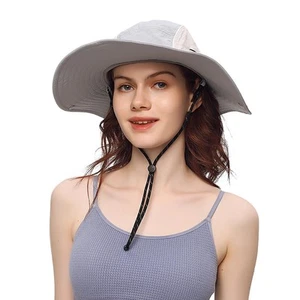 Sun Hat for Women Men Wide Brim UPF 50+ Fishing Hat Summer Sun Protection Vis... - Picture 1 of 5