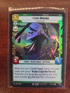 Star Wars Unlimited Legends Of The Force Foil Leia Organa 600 L - Picture 1 of 1