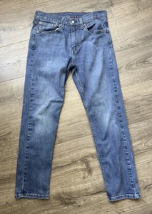Jeans Levis 502 Regular Taper Lavado Oscuro Denim Informales Azul Para Hombre Talla 31x32 - Imagen 1 de 9