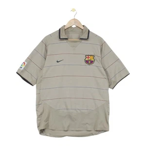Barcelona 2003-05 Football Shirt Mens Size XL Brown Away Jersey Vintage - Picture 1 of 15