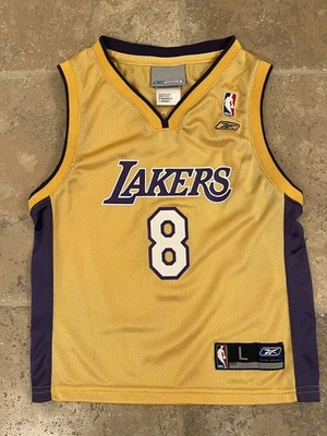 Nueva camiseta Kobe Bryant Los Angeles Lakers Reebok niño pequeño talla grande 7 nueva sin etiquetas Foto 1 de 4