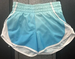 Girls M 7/8 Athletic Works Blue Shorts - Picture 1 of 4