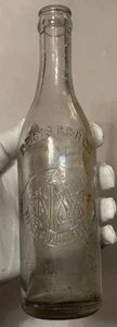 Vintage Norfolk Virginia SN & SY Southern Bottling Works Clear Glass Bottle - Picture 1 of 9