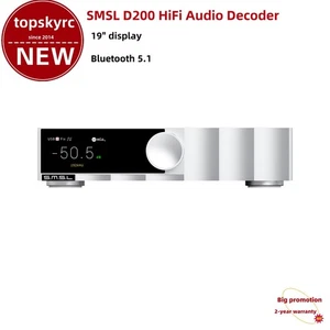 SMSL D200 Decoder Audio MQA Supporto Decodifica Orologio Esterno in DAC Bluetooth 5.1 - Foto 1 di 6
