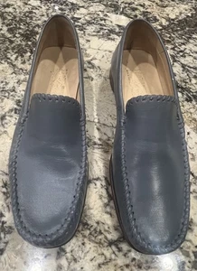 Ferragamo mens moccasin loafer Italy 10 D Nice Soles - Picture 1 of 10