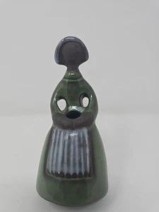 GREMBIULE ABITO VERDE ELSI BOURELIUS SVEZIA JIE DONNA A FORMA DI VASO BOCCIOLO ragazza fiori - Foto 1 di 7