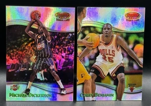 1998-99 Bowman's Best RC Refractor LOT (2) Michael Dickerson Corey Benjamin /400 - Picture 1 of 6