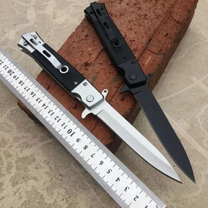 Nuevo Navaja de Bolsillo Abierta Asistida por Resorte Plegable Estilo Italiano Clásico de 9" - Imagen 1 de 11