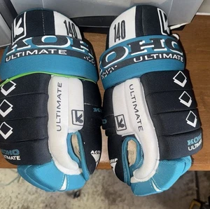 Guantes de hockey sobre hielo KOHO Ultimate 140 agarre de acción cuero palma adulto vintage usados en excelente estado - Imagen 1 de 6