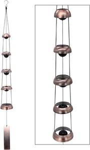 ASTARIN Glocken-Windspiel für außen, Bügelglocke, rot 5 Kupfer - Bild 1 von 6