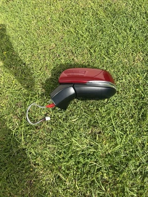 2019-2024 Toyota RAV4 Driver Left Side Mirror With Blindspot Sensor OEM RED - Image 1 of 4