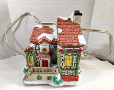 Calentador de aroma Rival Navidad Popurrí eléctrico cerámica panadería probado funcionando Foto 1 de 4