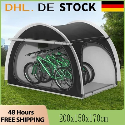 GARVEE Fahrradzelt Fahrrad Garage Camping Vorrat Lagerzelt Garten Geräte Zelt 3 bis 4