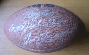Joe Namath Signed Wilson NFL Football Autographed Personalized - Picture 1 of 4
