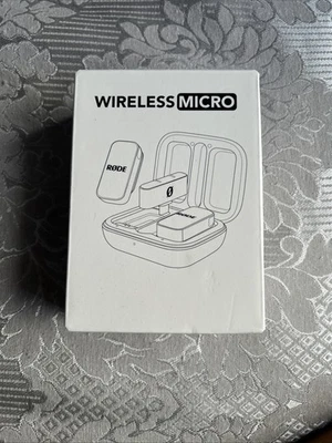 Rode - Wireless Micro Ultra-Compact Wireless Microphone, USB-C (Black)     - Image 1 of 3