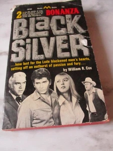 Bonanza #2 Black Silver By William R Cox (TV's Bonanza, 2nd) 1967 #1 Printing - Picture 1 of 4