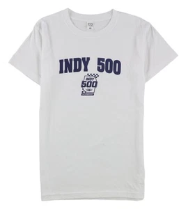 Indy 500 Mens Logo Print Graphic T-Shirt, white, S 897190077444 - Picture 1 of 1