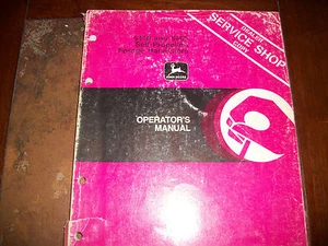 ORIGINAL JOHN DEERE 5440 5460 AUTOPROPULSADA COSECHADORA DE FORRAJE MANUAL OPERADORES - Imagen 1 de 4