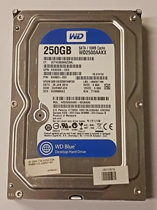 250 GB SATA Western Digital WD2500AAKX-60U6AA0 7200rpm 16MB HDD 3.5 " Hard Drive - Picture 1 of 1