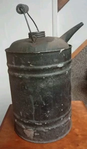 Antiker Öl Petroleum Benzinkanister Holzgriff - Bild 1 von 5