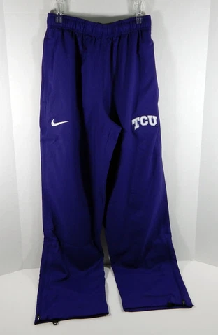 Texas Christian Univeristy TCU Men's Purple Nike Sweat Pants W/ Drawstring New Cover
